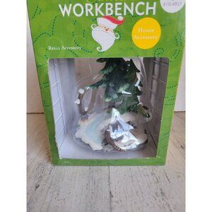 Santa's Workbench 2002 xmas tree quail duck duckling baby village accessory xmas